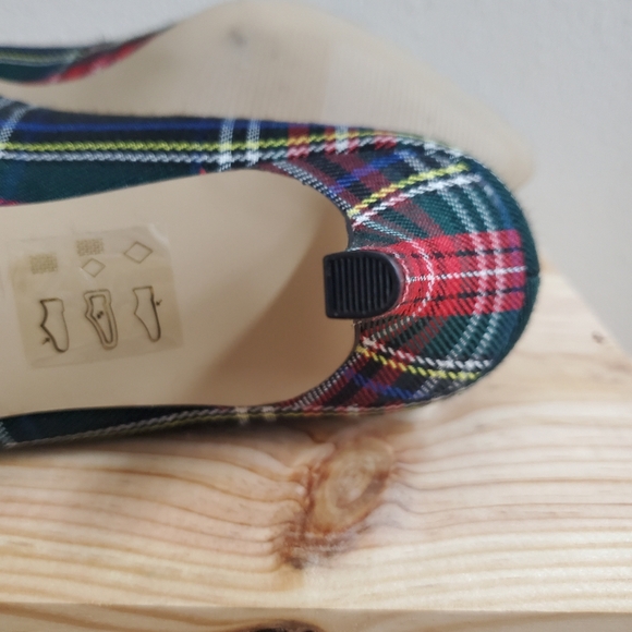 J. Crew Tartan Plaid Kitten Heel NWOB - Picture 5 of 7